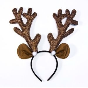 Sparkling Glitter Bambi deer antler headband